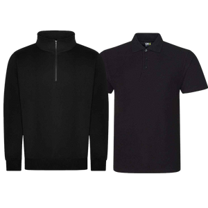 SAVER DEAL :: 2 POLO SHIRTS | 2   1/4 ZIP SWEATSHIRTS