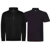 SAVER DEAL :: 2 POLO SHIRTS | 2   1/4 ZIP SWEATSHIRTS