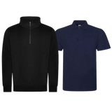 SAVER DEAL :: 2 POLO SHIRTS | 2   1/4 ZIP SWEATSHIRTS