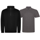 SAVER DEAL :: 2 POLO SHIRTS | 2   1/4 ZIP SWEATSHIRTS