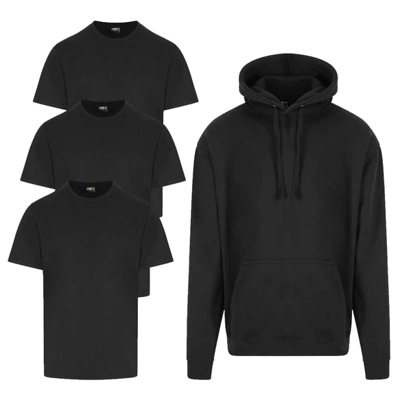 SAVER DEAL :: 3 x T-SHIRT | 1 x HOODIE