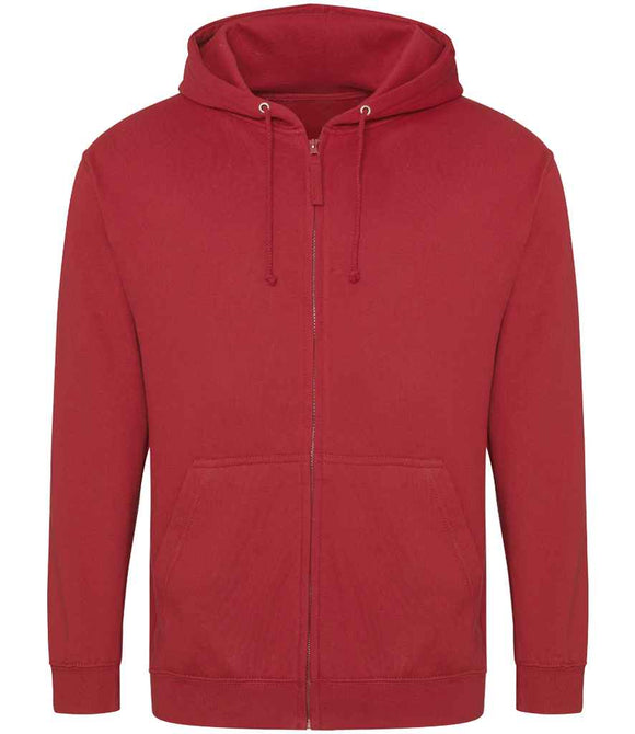 ZIP UP Hoodie - Red