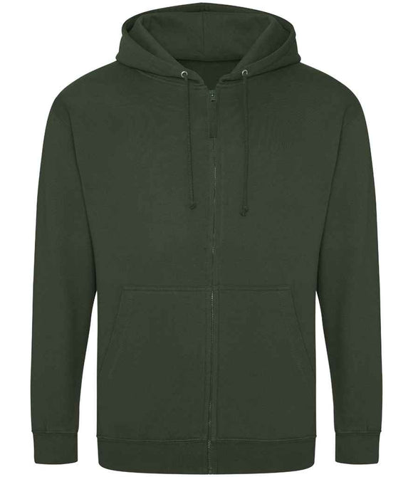 ZIP UP Hoodie - Forest Green