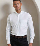 Long Sleeve Oxford Button Down Shirt - White