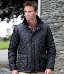 Padded Cheltenham Jacket - Black