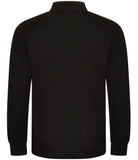 Long Sleeve Polo Shirt - Black