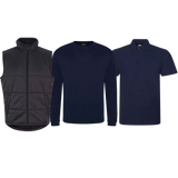 SAVER DEAL :: 3 POLOS | 3 JUMPERS | 1  BODYWARMER