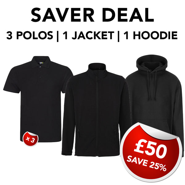 Hoodie hot sale black polos