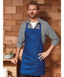 Bib Apron (no pocket) - WHITE