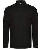 Long Sleeve Polo Shirt - Black